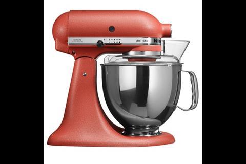 The continued popularity of the BBC's Great British Bake Off is expected to translate through to sales of the KitchenAid Stand Mixer, which is now available in brand new colours including a terracotta shade.